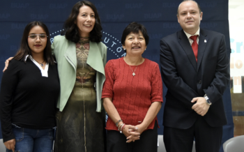 Inaugura Rectora Lilia Cedillo foro Tramas de los Pueblos Indígenas